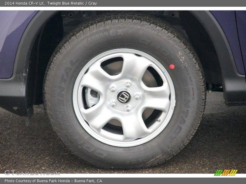 Twilight Blue Metallic / Gray 2014 Honda CR-V LX