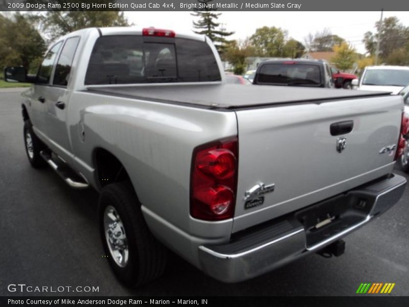 Bright Silver Metallic / Medium Slate Gray 2009 Dodge Ram 2500 Big Horn Edition Quad Cab 4x4
