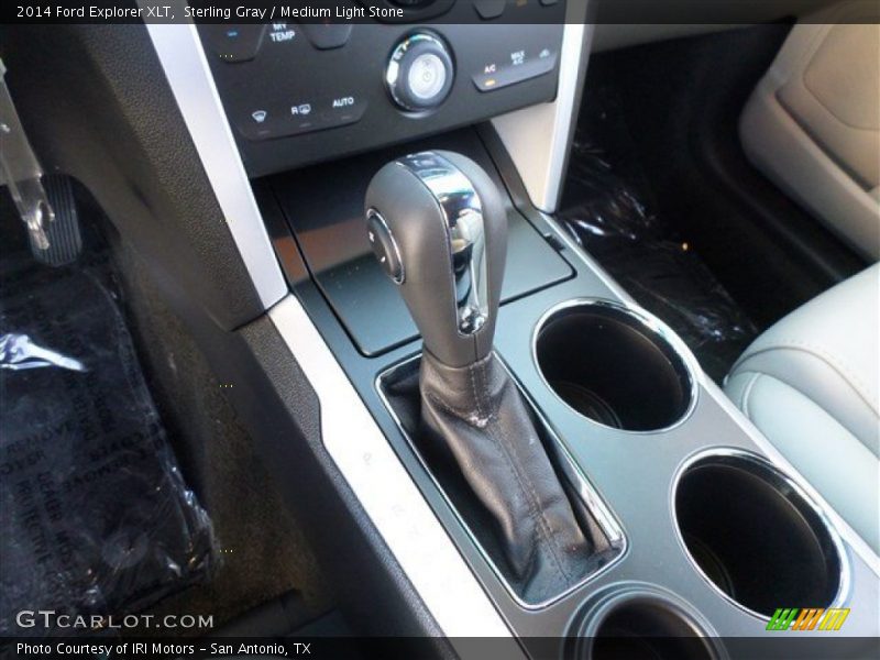 Sterling Gray / Medium Light Stone 2014 Ford Explorer XLT