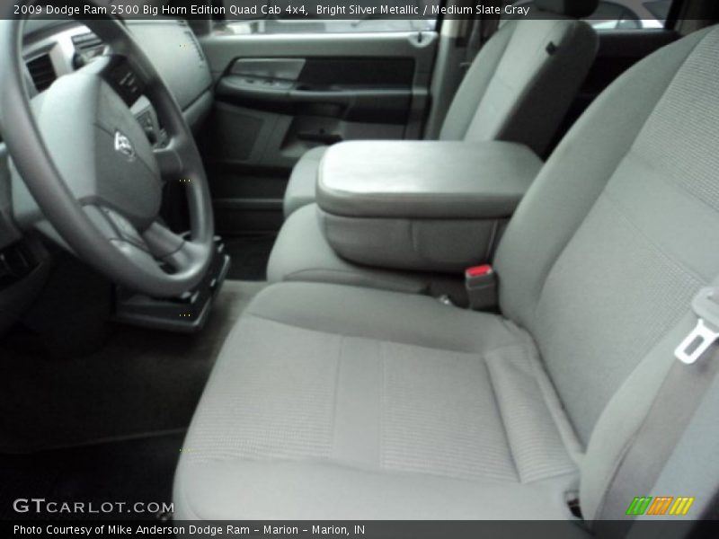 Bright Silver Metallic / Medium Slate Gray 2009 Dodge Ram 2500 Big Horn Edition Quad Cab 4x4