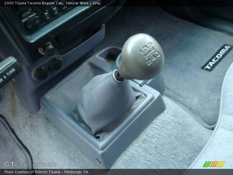 Natural White / Gray 2000 Toyota Tacoma Regular Cab