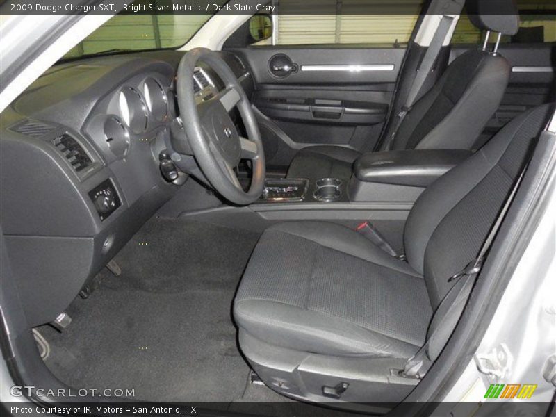 Bright Silver Metallic / Dark Slate Gray 2009 Dodge Charger SXT