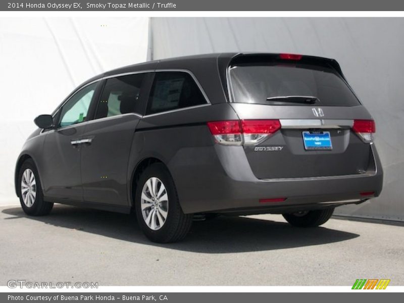 Smoky Topaz Metallic / Truffle 2014 Honda Odyssey EX
