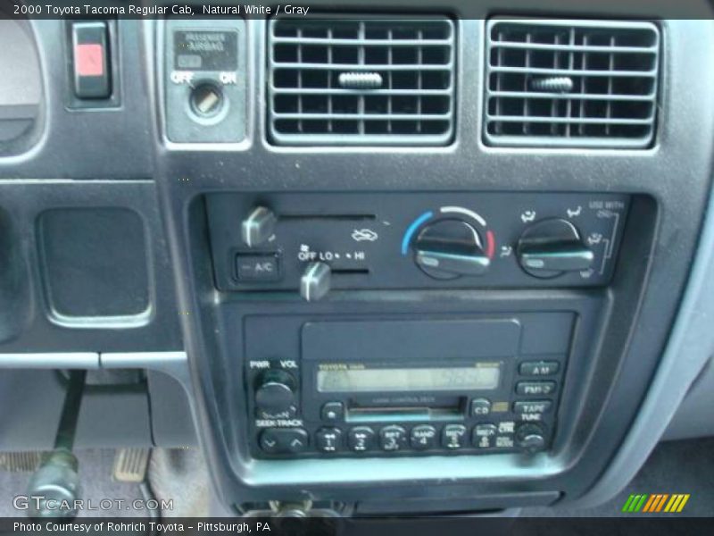Natural White / Gray 2000 Toyota Tacoma Regular Cab