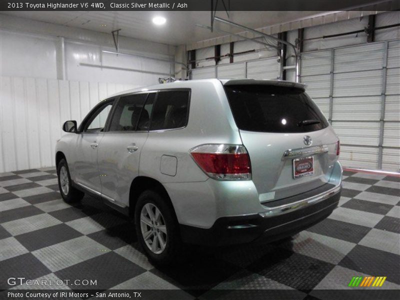 Classic Silver Metallic / Ash 2013 Toyota Highlander V6 4WD