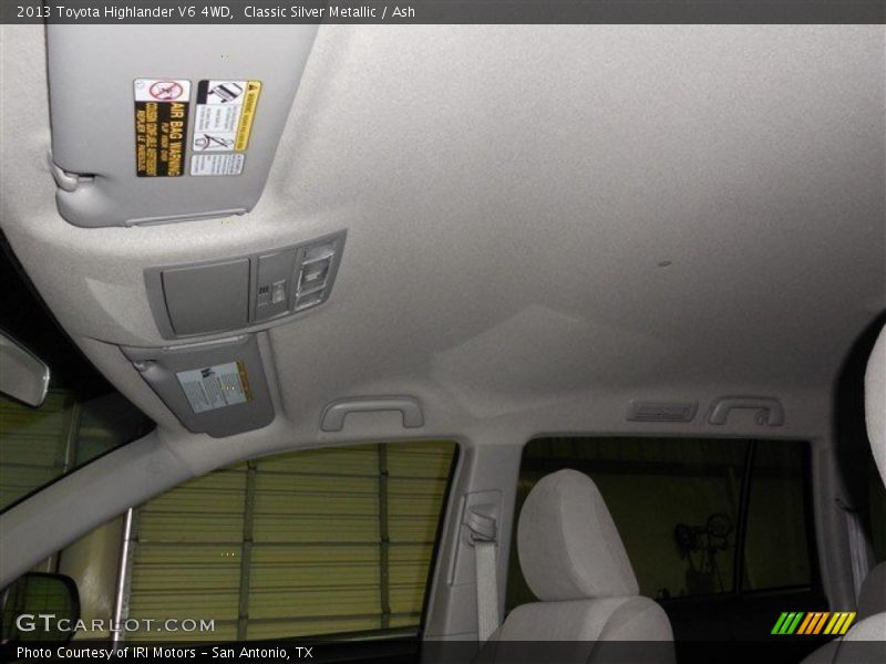 Classic Silver Metallic / Ash 2013 Toyota Highlander V6 4WD