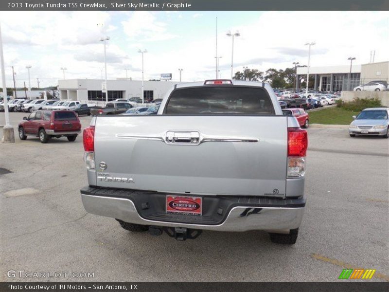 Silver Sky Metallic / Graphite 2013 Toyota Tundra TSS CrewMax