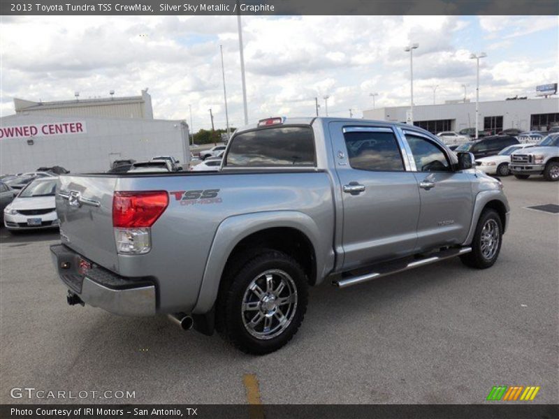 Silver Sky Metallic / Graphite 2013 Toyota Tundra TSS CrewMax