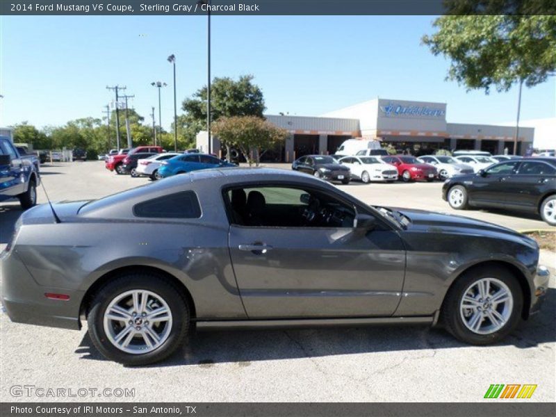 Sterling Gray / Charcoal Black 2014 Ford Mustang V6 Coupe