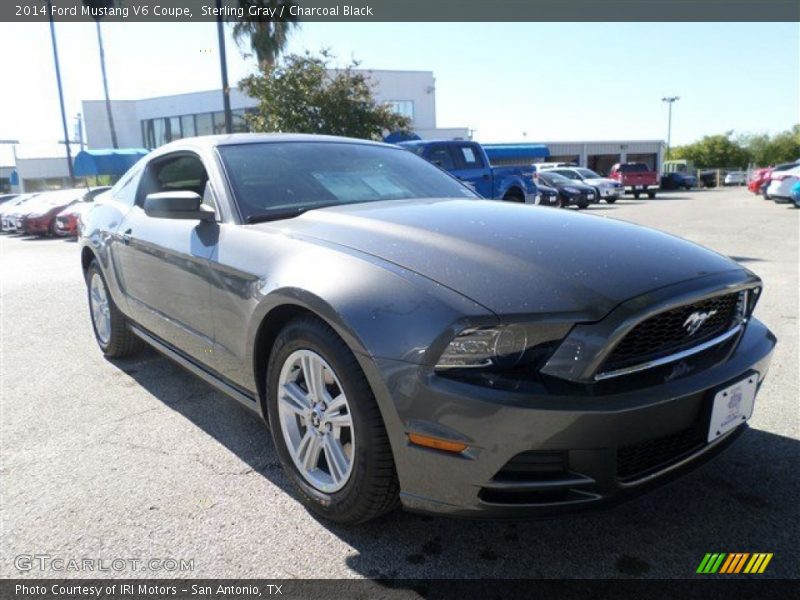 Sterling Gray / Charcoal Black 2014 Ford Mustang V6 Coupe