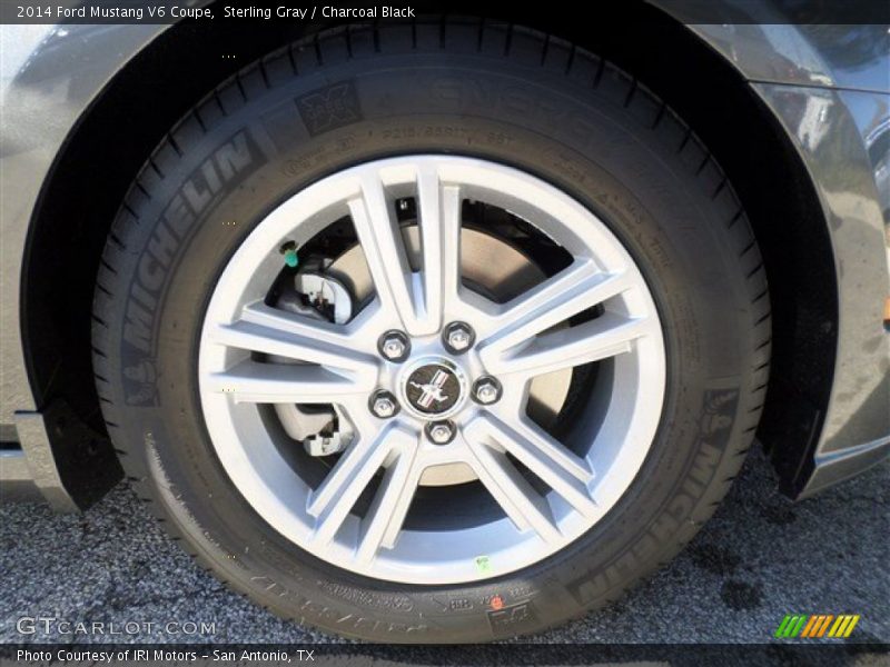 Sterling Gray / Charcoal Black 2014 Ford Mustang V6 Coupe