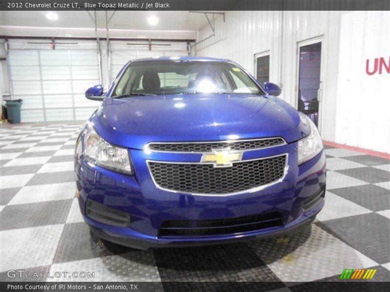 Blue Topaz Metallic / Jet Black 2012 Chevrolet Cruze LT