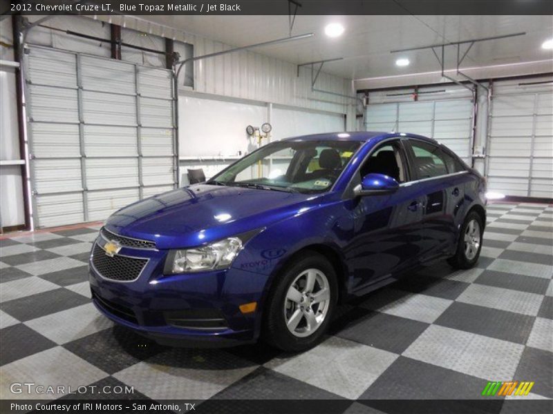 Blue Topaz Metallic / Jet Black 2012 Chevrolet Cruze LT