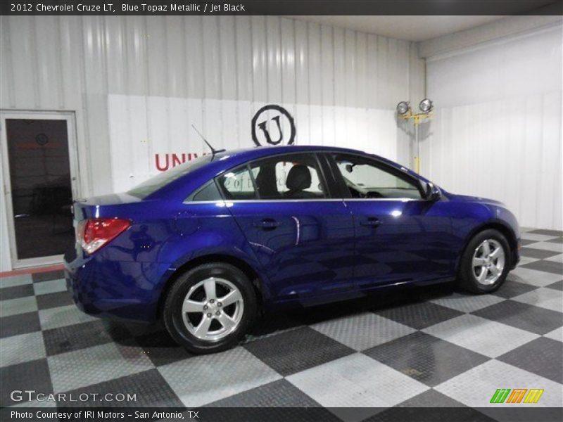 Blue Topaz Metallic / Jet Black 2012 Chevrolet Cruze LT