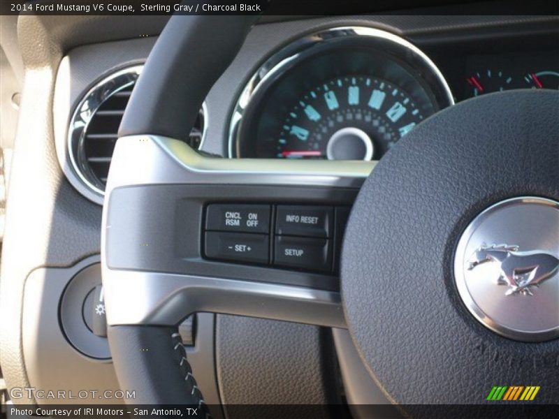 Sterling Gray / Charcoal Black 2014 Ford Mustang V6 Coupe
