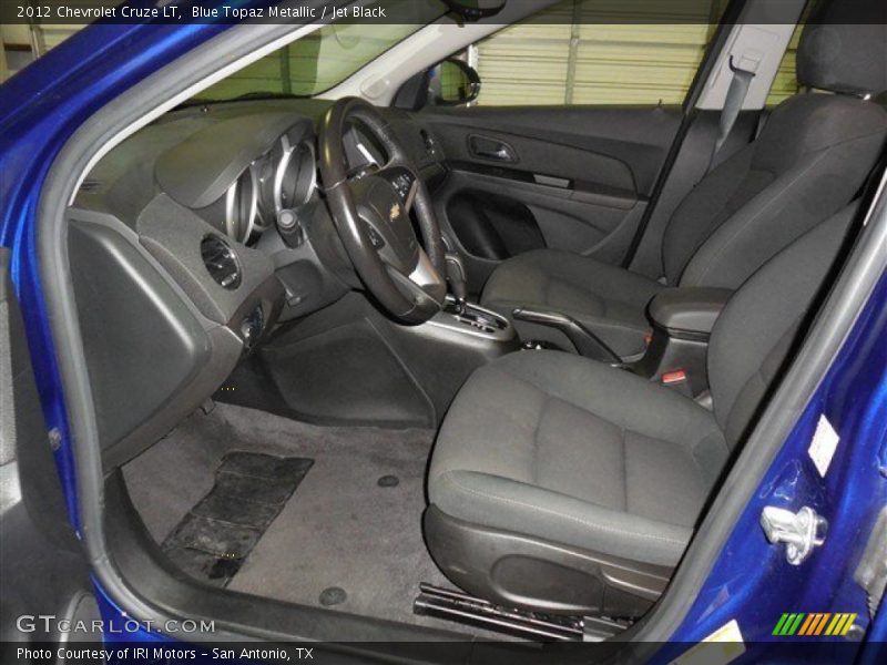 Blue Topaz Metallic / Jet Black 2012 Chevrolet Cruze LT