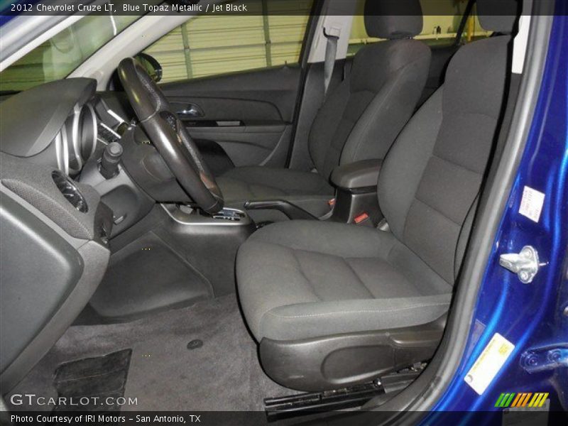 Blue Topaz Metallic / Jet Black 2012 Chevrolet Cruze LT