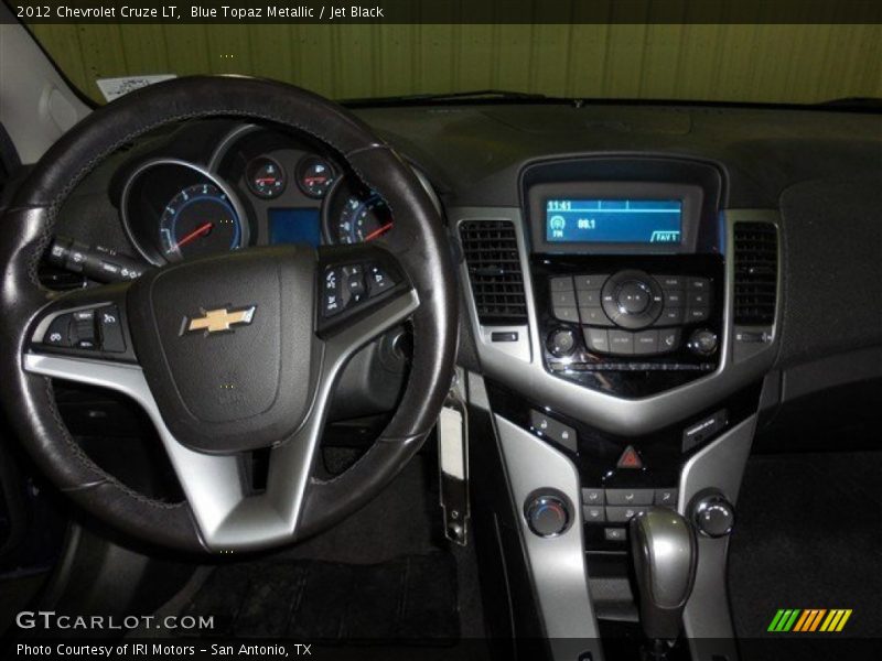 Blue Topaz Metallic / Jet Black 2012 Chevrolet Cruze LT