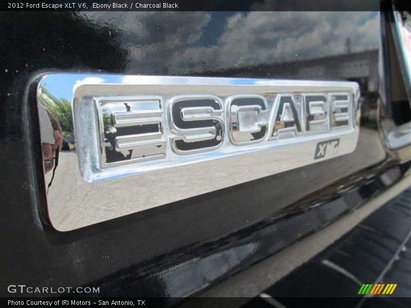 Ebony Black / Charcoal Black 2012 Ford Escape XLT V6