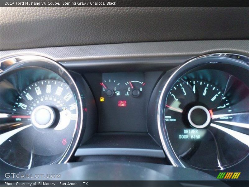 Sterling Gray / Charcoal Black 2014 Ford Mustang V6 Coupe