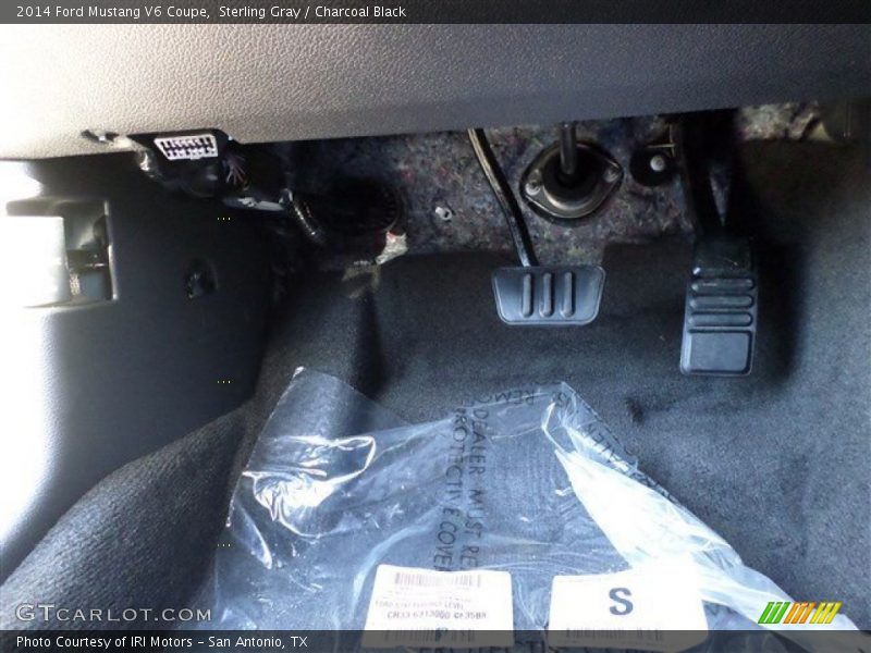 Sterling Gray / Charcoal Black 2014 Ford Mustang V6 Coupe