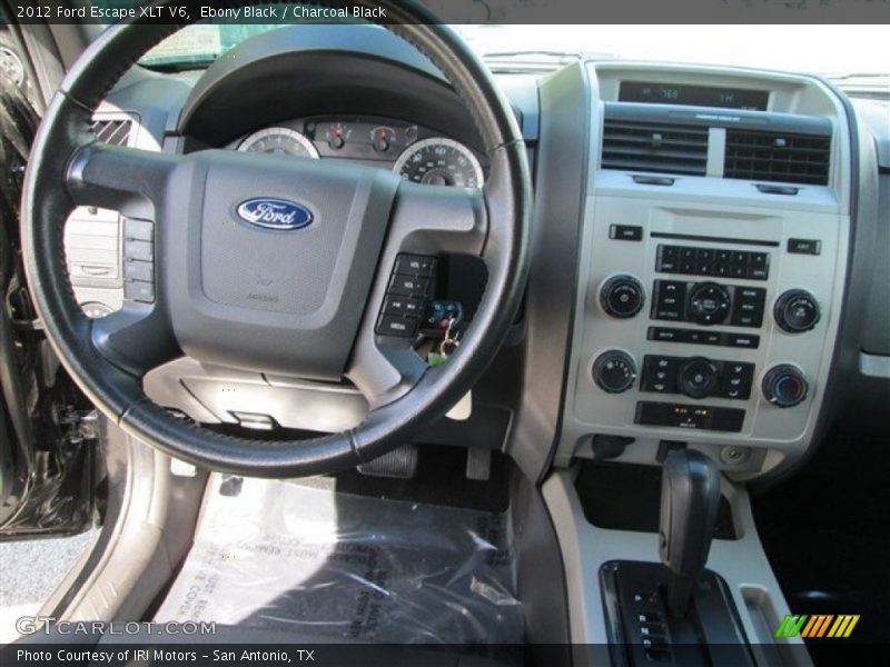 Ebony Black / Charcoal Black 2012 Ford Escape XLT V6