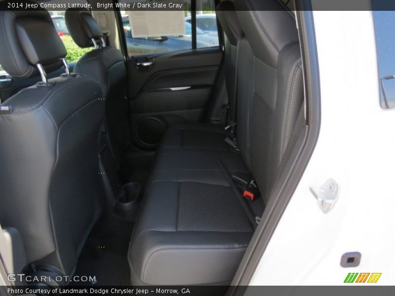 Bright White / Dark Slate Gray 2014 Jeep Compass Latitude