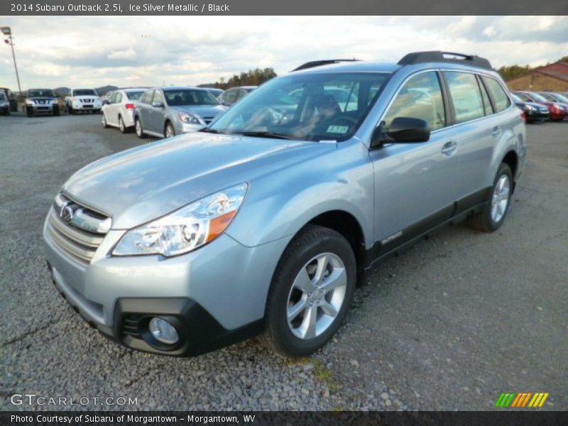 Ice Silver Metallic / Black 2014 Subaru Outback 2.5i