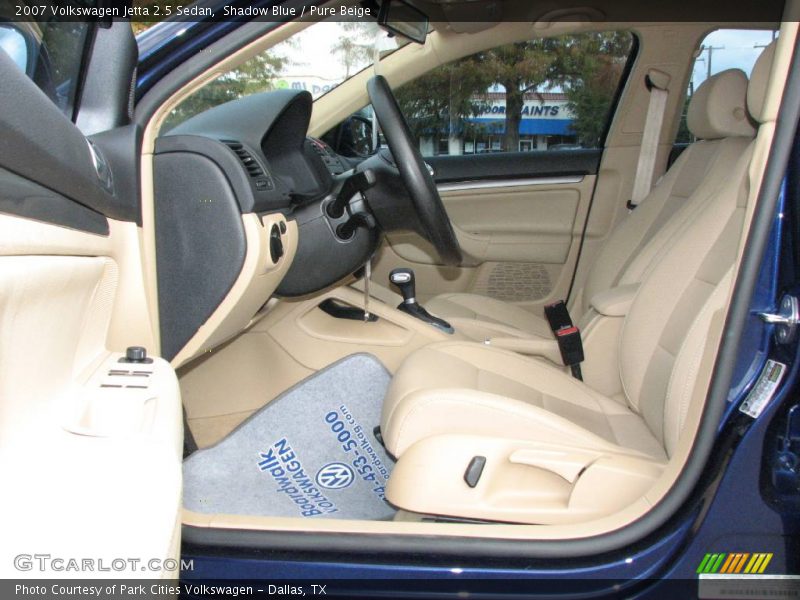 Shadow Blue / Pure Beige 2007 Volkswagen Jetta 2.5 Sedan