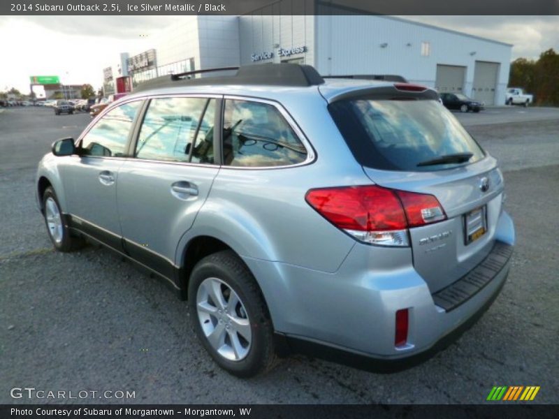Ice Silver Metallic / Black 2014 Subaru Outback 2.5i