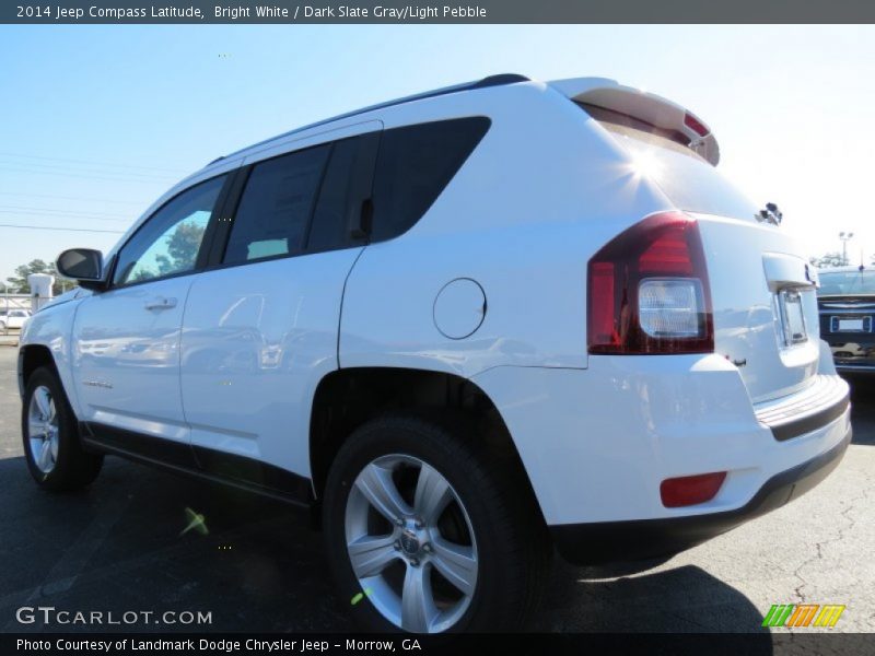 Bright White / Dark Slate Gray/Light Pebble 2014 Jeep Compass Latitude