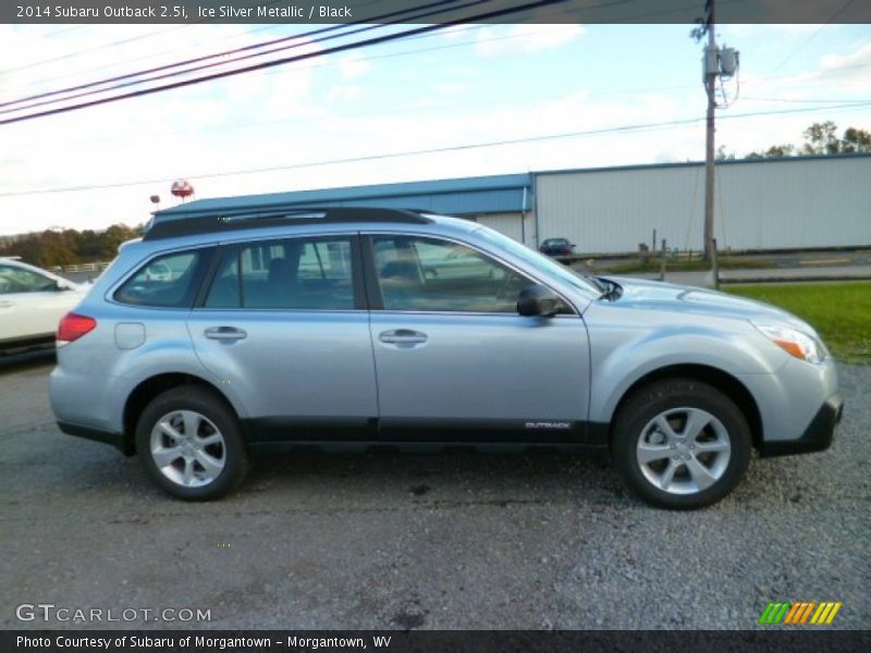 Ice Silver Metallic / Black 2014 Subaru Outback 2.5i