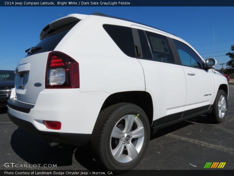 Bright White / Dark Slate Gray/Light Pebble 2014 Jeep Compass Latitude