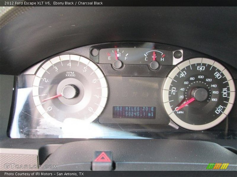 Ebony Black / Charcoal Black 2012 Ford Escape XLT V6