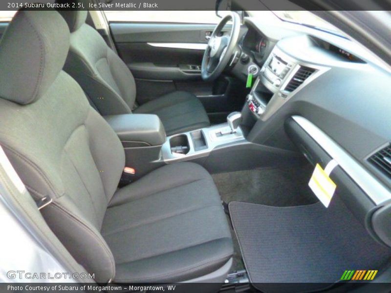 Ice Silver Metallic / Black 2014 Subaru Outback 2.5i
