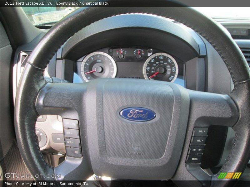 Ebony Black / Charcoal Black 2012 Ford Escape XLT V6