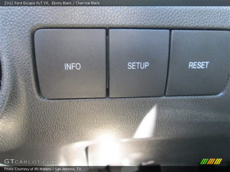 Ebony Black / Charcoal Black 2012 Ford Escape XLT V6