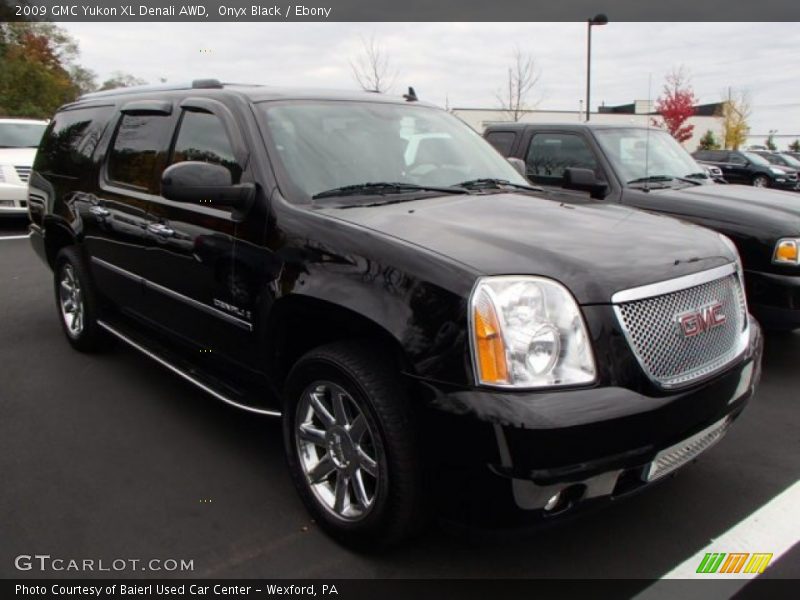 Onyx Black / Ebony 2009 GMC Yukon XL Denali AWD