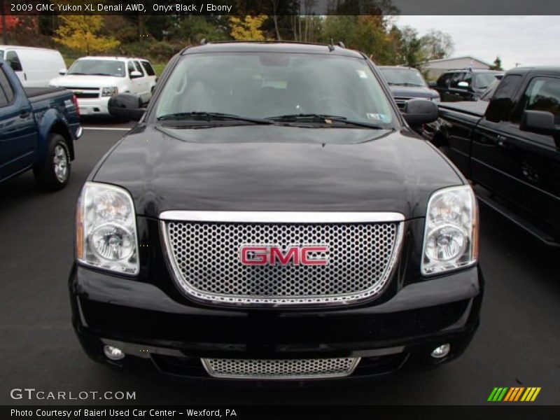 Onyx Black / Ebony 2009 GMC Yukon XL Denali AWD