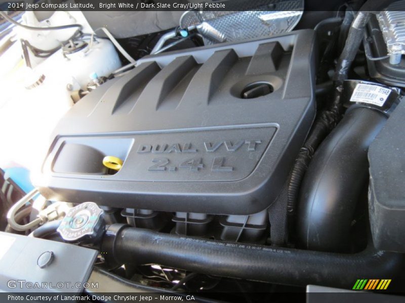 Bright White / Dark Slate Gray/Light Pebble 2014 Jeep Compass Latitude