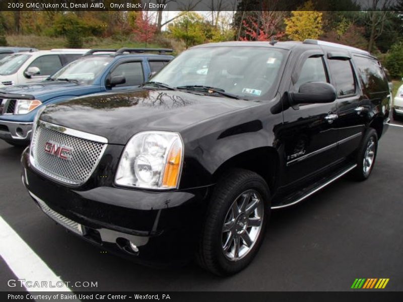 Onyx Black / Ebony 2009 GMC Yukon XL Denali AWD