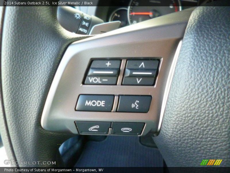 Ice Silver Metallic / Black 2014 Subaru Outback 2.5i