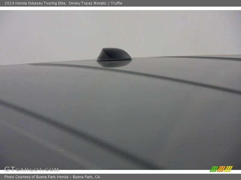 Smoky Topaz Metallic / Truffle 2014 Honda Odyssey Touring Elite