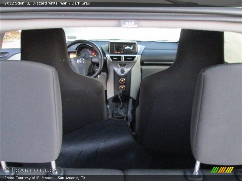 Blizzard White Pearl / Dark Gray 2012 Scion iQ