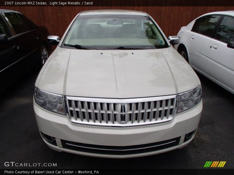 Light Sage Metallic / Sand 2007 Lincoln MKZ Sedan