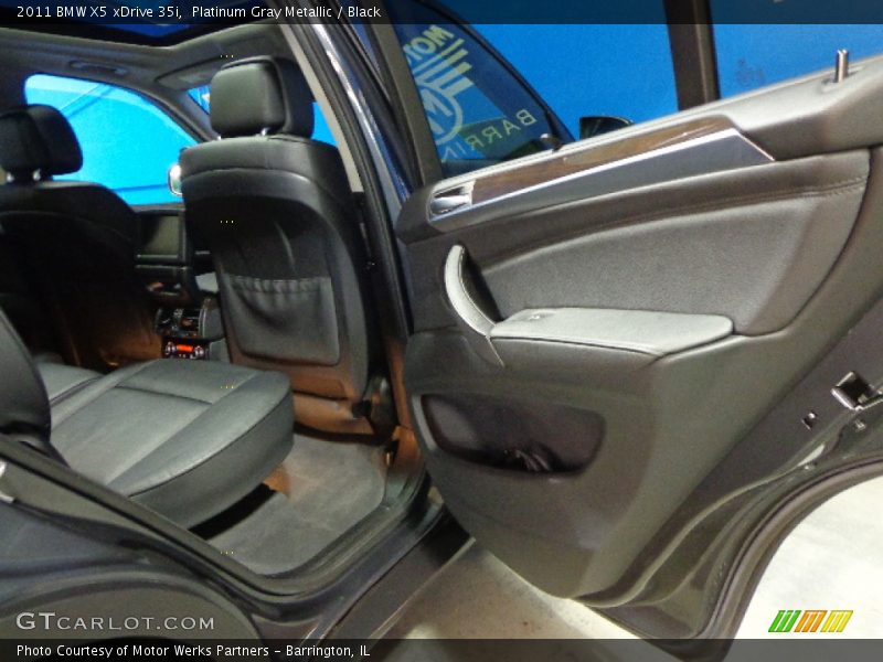 Platinum Gray Metallic / Black 2011 BMW X5 xDrive 35i