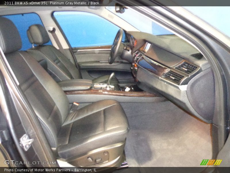Platinum Gray Metallic / Black 2011 BMW X5 xDrive 35i