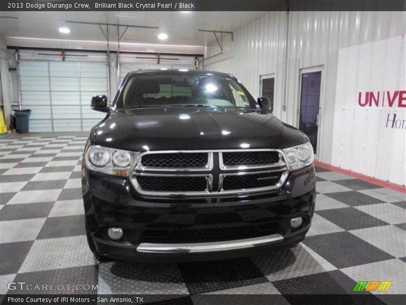 Brilliant Black Crystal Pearl / Black 2013 Dodge Durango Crew