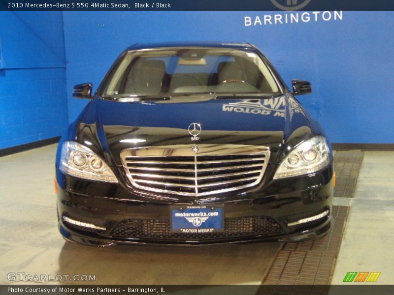 Black / Black 2010 Mercedes-Benz S 550 4Matic Sedan