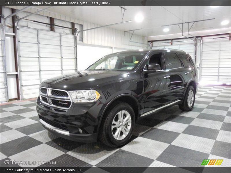 Brilliant Black Crystal Pearl / Black 2013 Dodge Durango Crew
